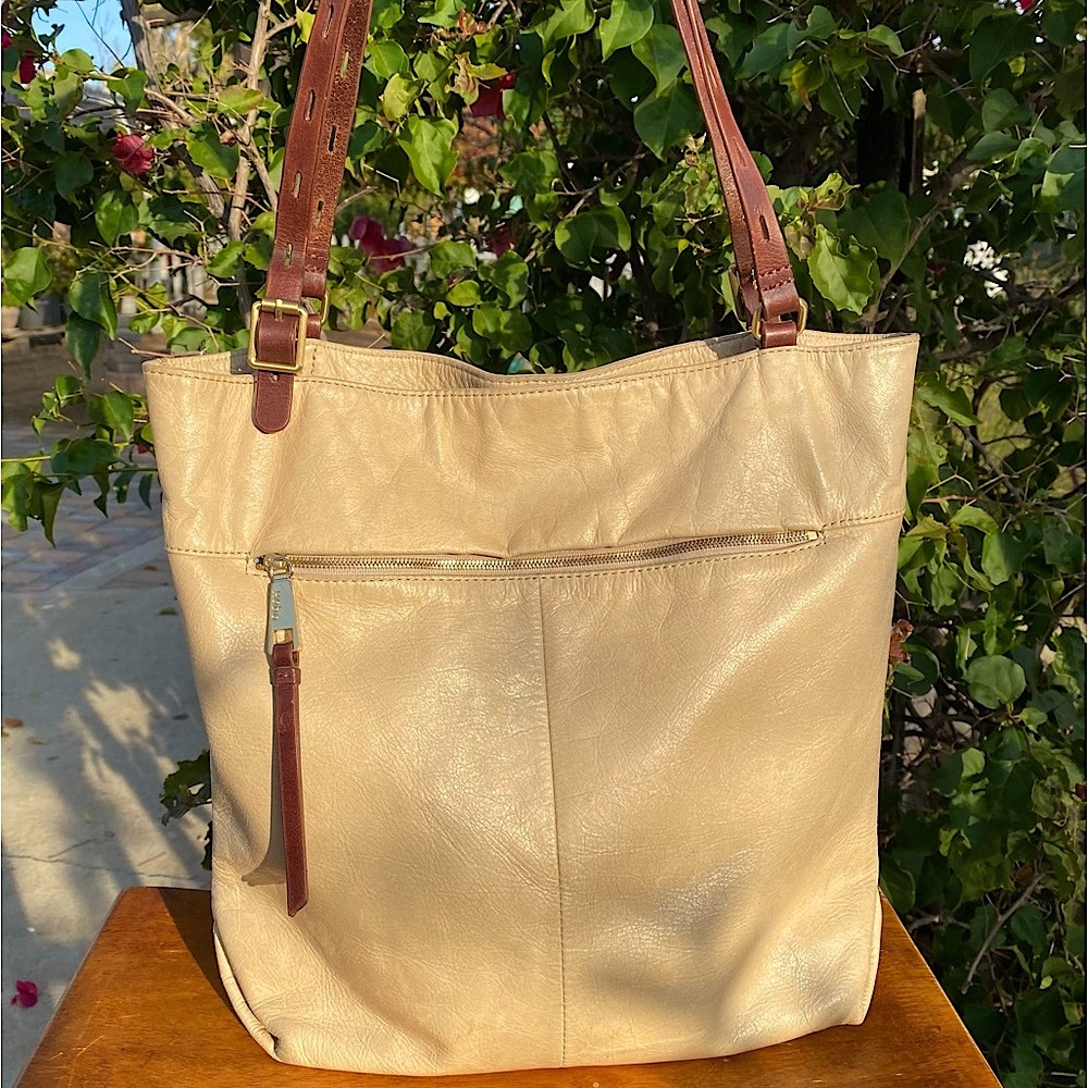 HOBO Large Leather Shoulder Bag